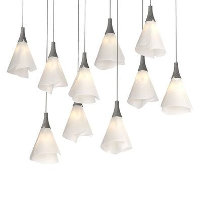 Hubbardton Forge Mobius 10 Light 46" Wide Linear Pendant