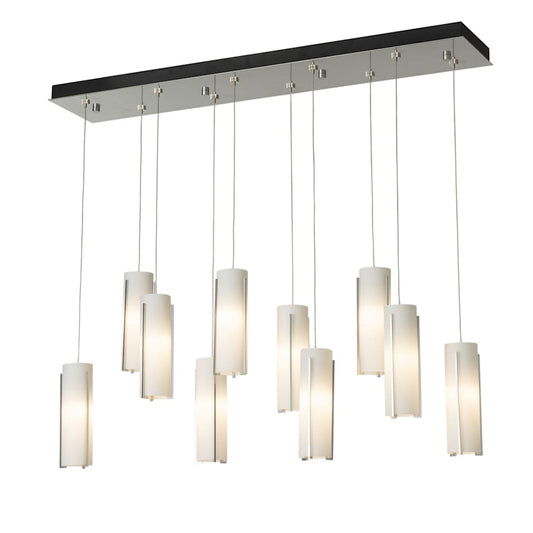 Hubbardton Forge Exos 10 Light 45" Wide Linear Pendant