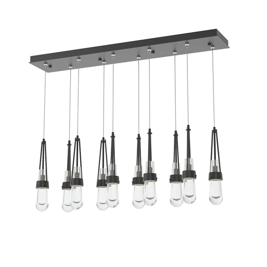 Hubbardton Forge Link 10 Light 45" Wide Linear Pendant