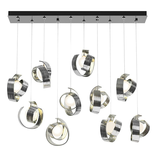 Hubbardton Forge Riza 10 Light 47" Wide Linear Pendant