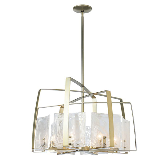 Hubbardton Forge Arc 8 Light 34" Wide Drum Chandelier
