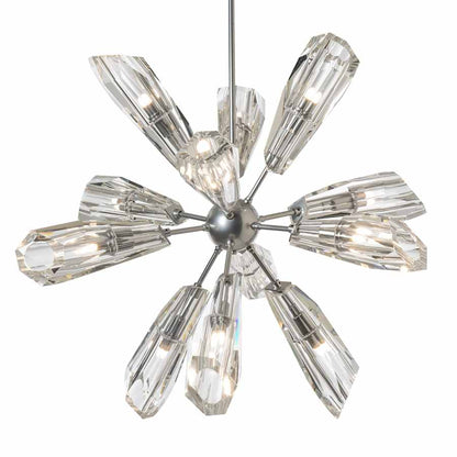 Hubbardton Forge Luma 12 Light 32" Wide Crystal Pendant