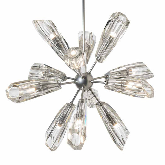 Hubbardton Forge Luma 12 Light 32" Wide Crystal Pendant