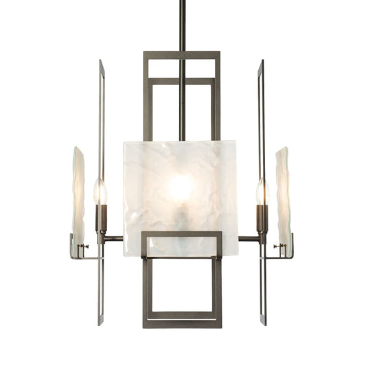 Hubbardton Forge Geo 4 Light 21" Wide Chandelier