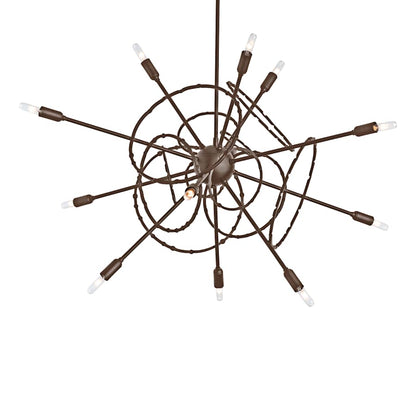 Hubbardton Forge Olympus 12 Light 34" Wide Pendant