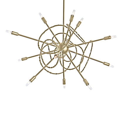 Hubbardton Forge Olympus 12 Light 34" Wide Pendant