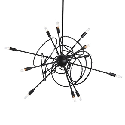 Hubbardton Forge Olympus 12 Light 34" Wide Pendant