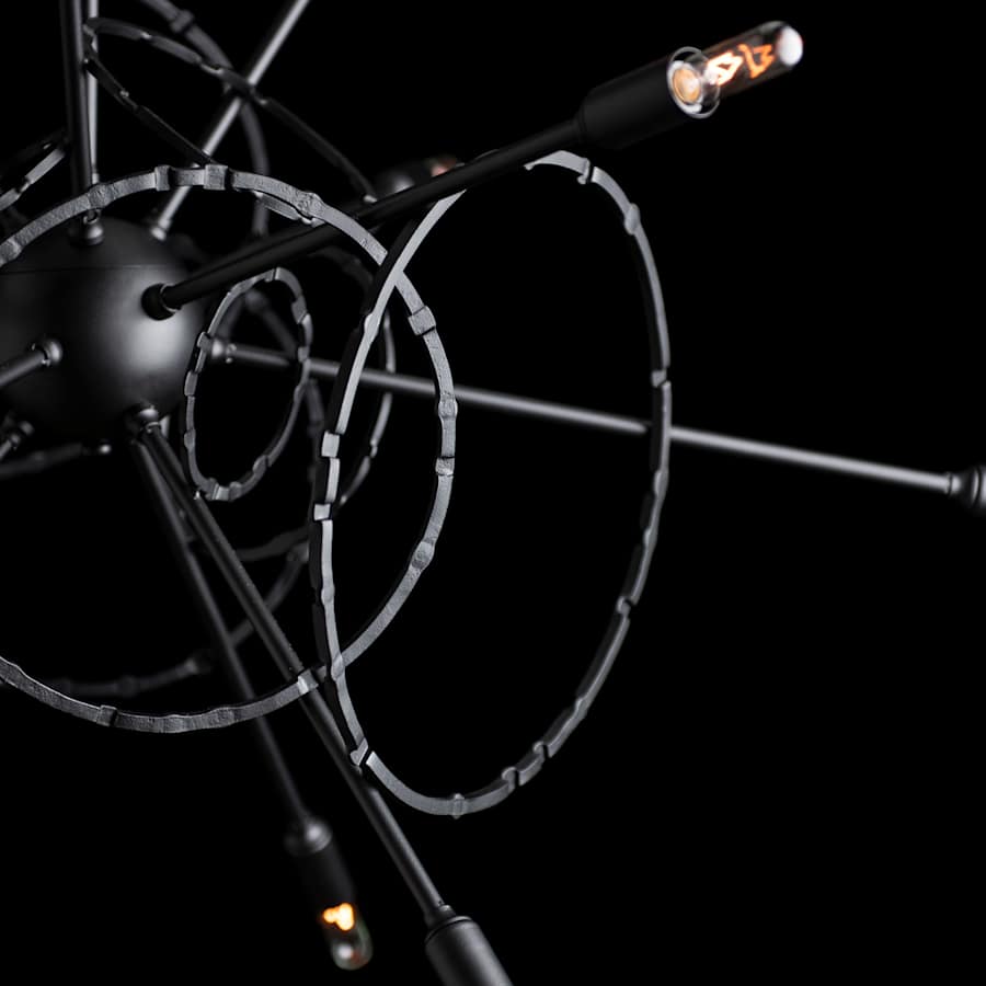 Hubbardton Forge Olympus 12 Light 34" Wide Pendant