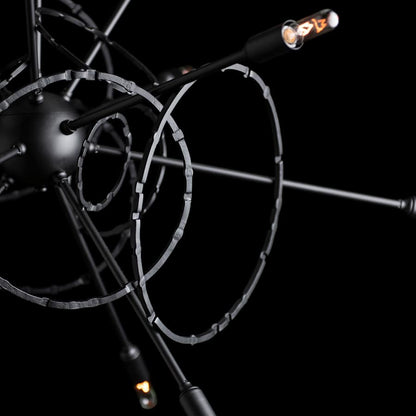 Hubbardton Forge Olympus 12 Light 34" Wide Pendant