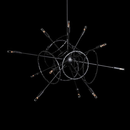 Hubbardton Forge Olympus 12 Light 34" Wide Pendant