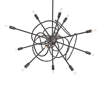 Hubbardton Forge Olympus 12 Light 34" Wide Pendant