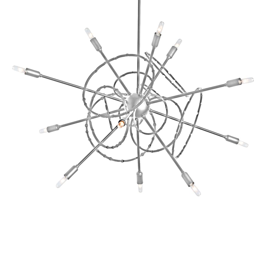 Hubbardton Forge Olympus 12 Light 34" Wide Pendant