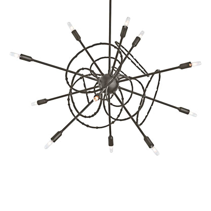 Hubbardton Forge Olympus 12 Light 34" Wide Pendant