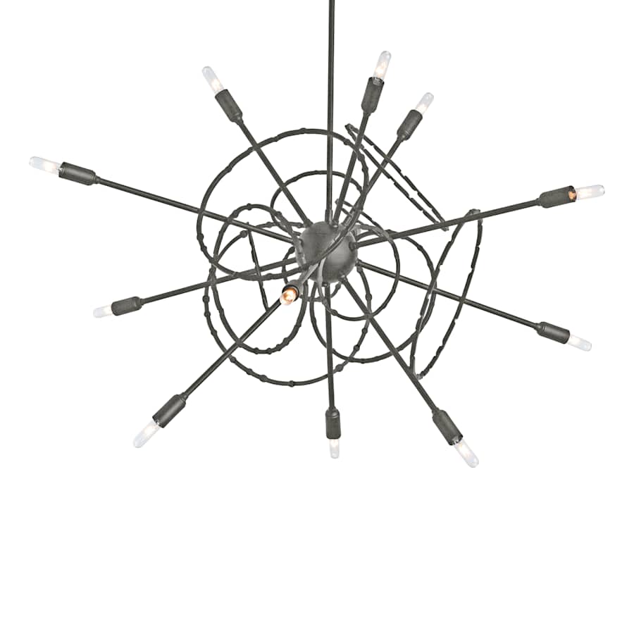 Hubbardton Forge Olympus 12 Light 34" Wide Pendant