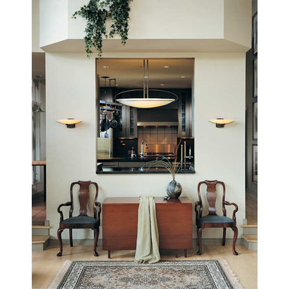 Hubbardton Forge Mackintosh 2 Light 41" Wide Linear Pendant with Customizable Glass Shade
