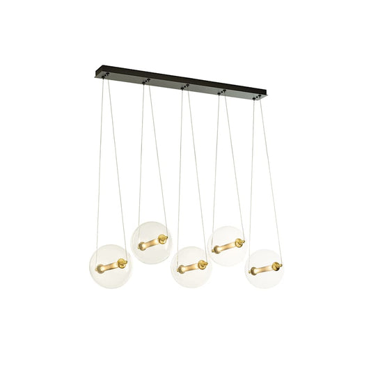 Hubbardton Forge Otto 10 Light 57" Wide Suspension Linear Pendant