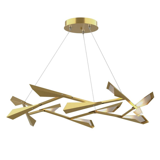 Hubbardton Forge Quill 46" Wide Pendant