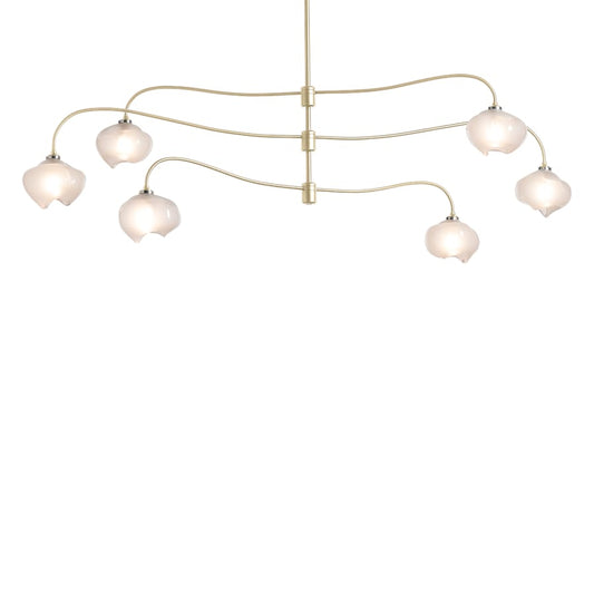 Hubbardton Forge Ume 6 Light 59" Wide Linear Pendant