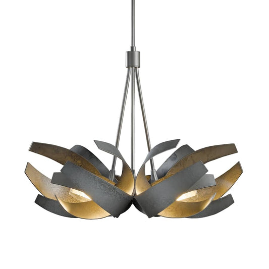 Hubbardton Forge Corona 6 Light 27" Wide Pendant