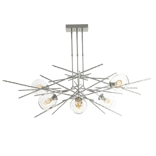 Hubbardton Forge Griffin 6 Light 63" Wide Multi Light Pendant