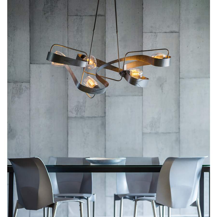 Hubbardton Forge Graffiti 5 Light 51" Wide Pendant
