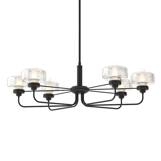 Hubbardton Forge Nola 6 Light 42" Wide Chandelier