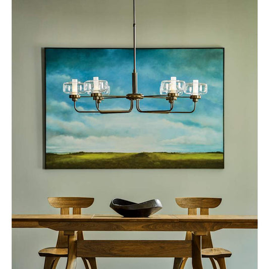 Hubbardton Forge Nola 6 Light 42" Wide Chandelier