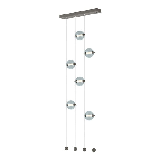 Hubbardton Forge Abacus 22" Wide LED Suspension Multi Light Pendant