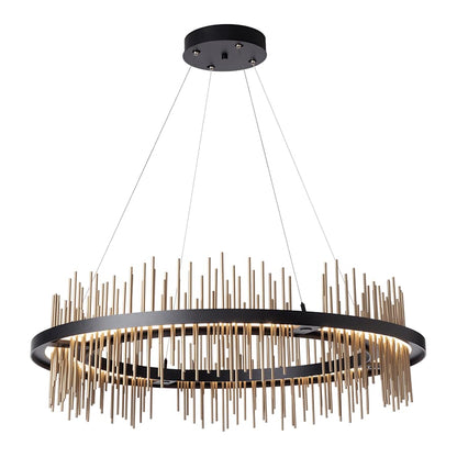 Hubbardton Forge Gossamer 38" Wide LED Ring Chandelier