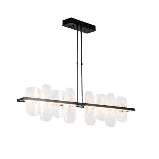 Hubbardton Forge Vitre 52" Wide LED Linear Chandelier