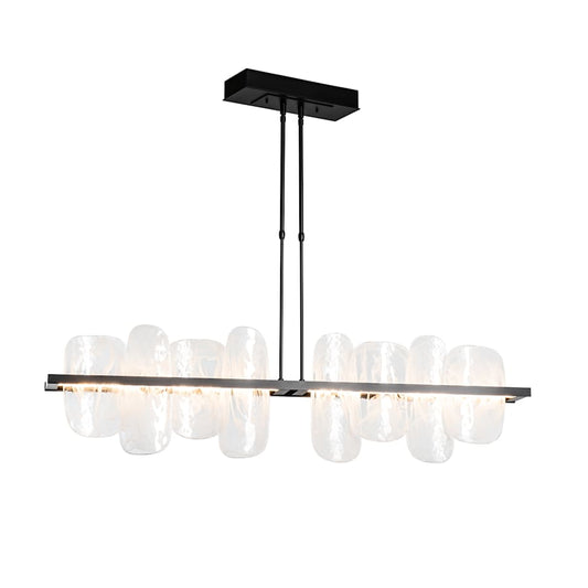 Hubbardton Forge Vitre 52" Wide LED Linear Chandelier
