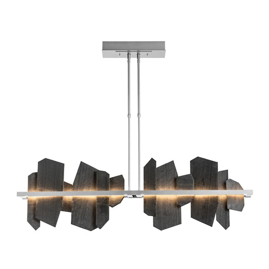Hubbardton Forge Ardesia 52" Wide LED Linear Chandelier