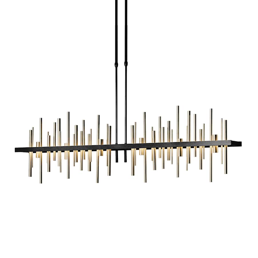 Hubbardton Forge Cityscape 52" Wide Linear Pendant