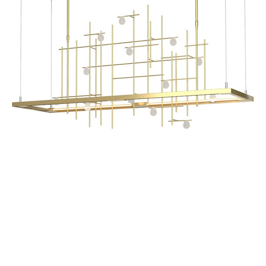 Hubbardton Forge Four Seasons 54" Wide Linear Pendant