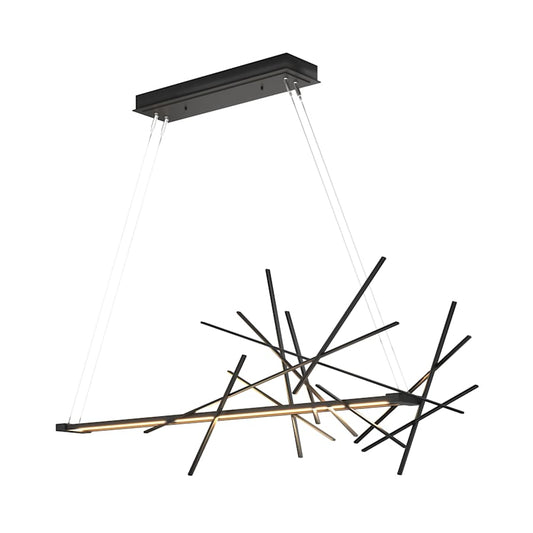 Hubbardton Forge Cascade 51" Wide LED Linear Chandelier