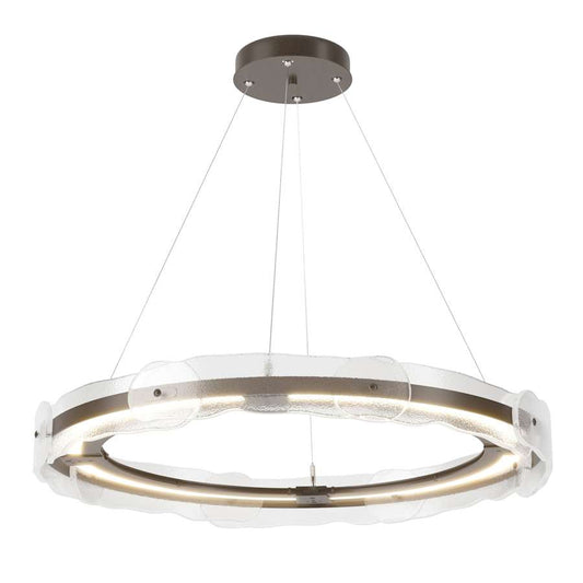 Hubbardton Forge Solstice 36" Wide LED Ring Chandelier