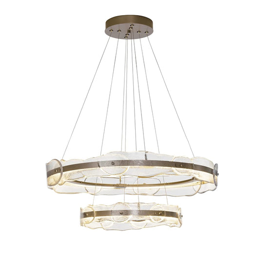 Hubbardton Forge Solstice 37" Wide LED Ring Chandelier