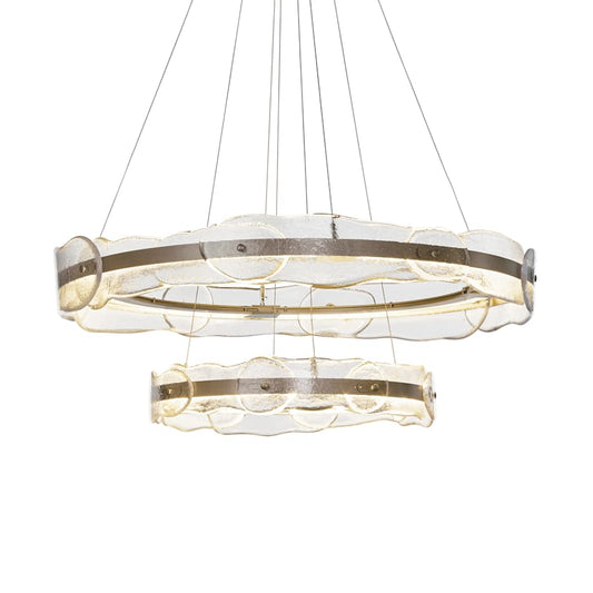 Hubbardton Forge Solstice 37" Wide LED Ring Chandelier