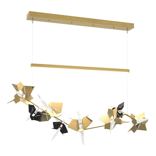 Hubbardton Forge Belladonna 50" Wide LED Crystal Linear Pendant
