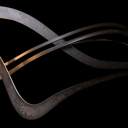 Hubbardton Forge Crossing Waves 45" Wide Suspension Linear Pendant