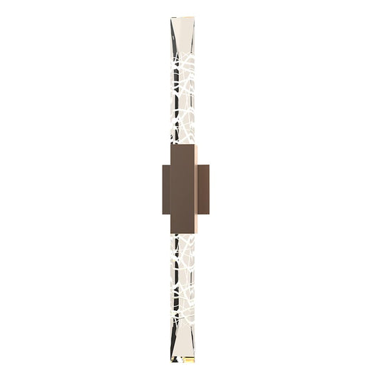 Hubbardton Forge Refraction 2 Light 36" Tall LED Outdoor Wall Sconce