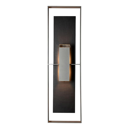 Hubbardton Forge Shadow Box 2 Light 45" Tall Outdoor Wall Sconce