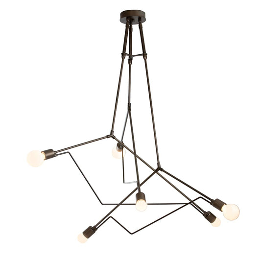 Hubbardton Forge Divergence 6 Light 55" Wide Outdoor Abstract Multi Light Pendant