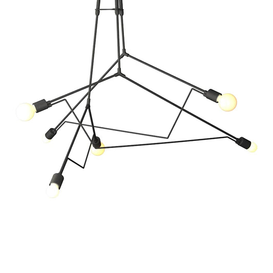 Hubbardton Forge Divergence 6 Light 55" Wide Outdoor Abstract Multi Light Pendant