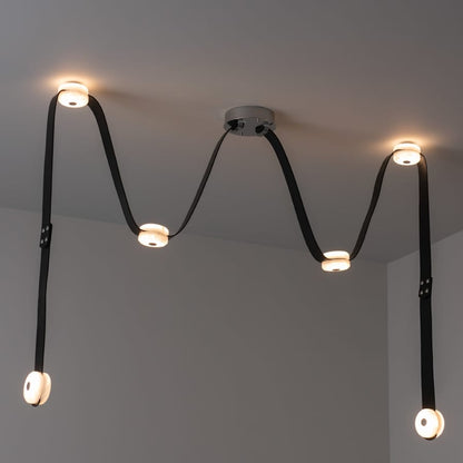 Hubbardton Forge SNAPS 58" Wide Multi Light Pendant