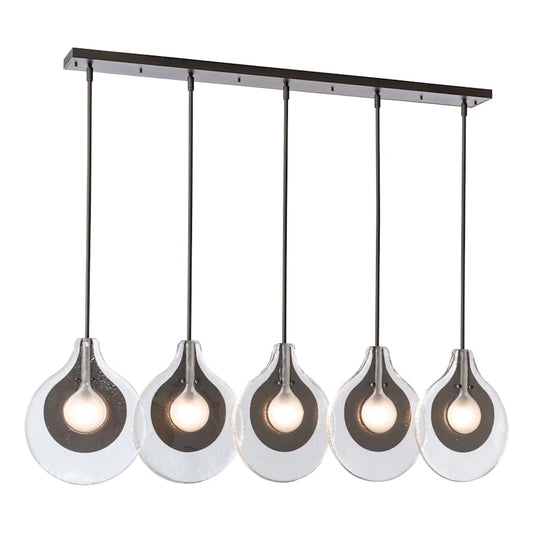 Hubbardton Forge Veneto 5 Light 54" Wide Linear Pendant