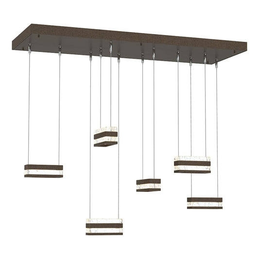 Hubbardton Forge Art Alchemy 34" Wide Linear Pendant