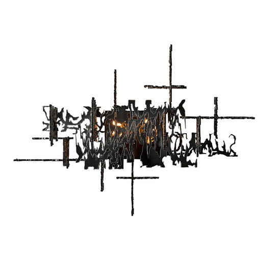 Hubbardton Forge Brutus 2 Light 17" Tall Wall Sconce