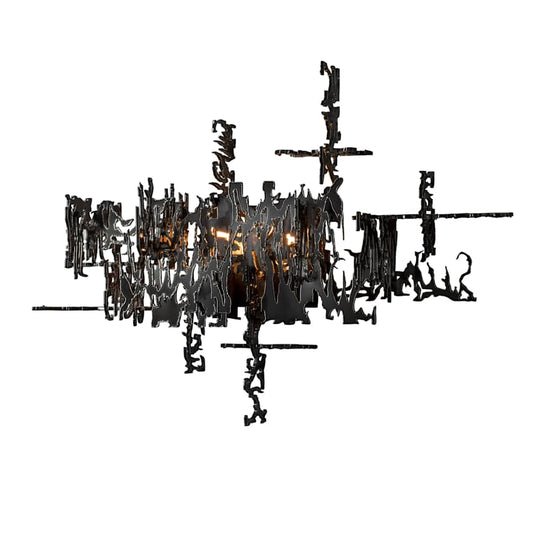 Hubbardton Forge Brutus 2 Light 17" Tall Wall Sconce