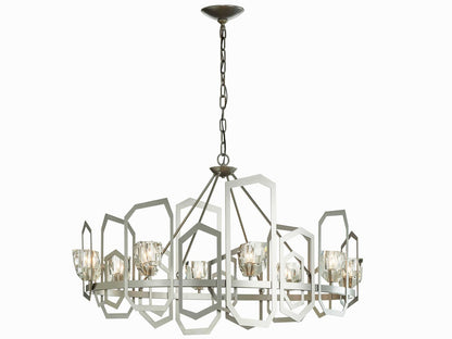 Hubbardton Forge 8-Light Gatsby Oval Chandelier